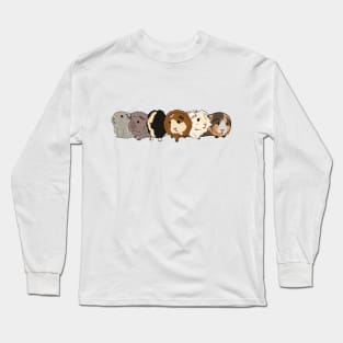 Cartoon Guinea Pig Group Long Sleeve T-Shirt